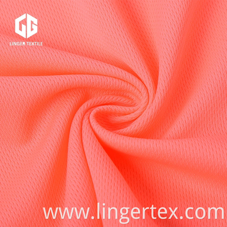 100% Polyester Mesh Fabric Breathable Fabrics for Sports Wear